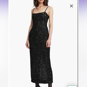 Bardot infinite sequin cocktail dress/gown NWT
